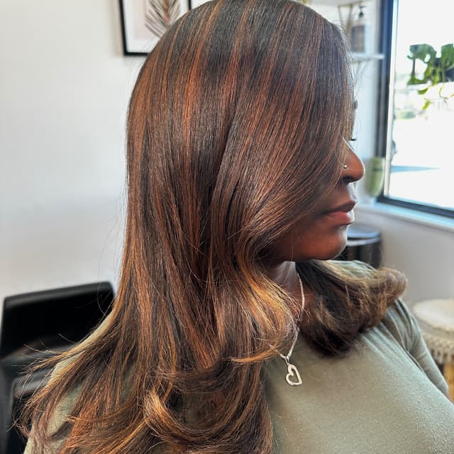 Silk Press at DesDeshae Hair Lounge in Little Rock, AR